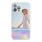 Personalised Unicorn Stars Photo iPhone 13 Pro Max TPU Impact Case with White Edges