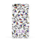 Personalised Unicorn With Initials Apple iPhone 6 3D Snap Case