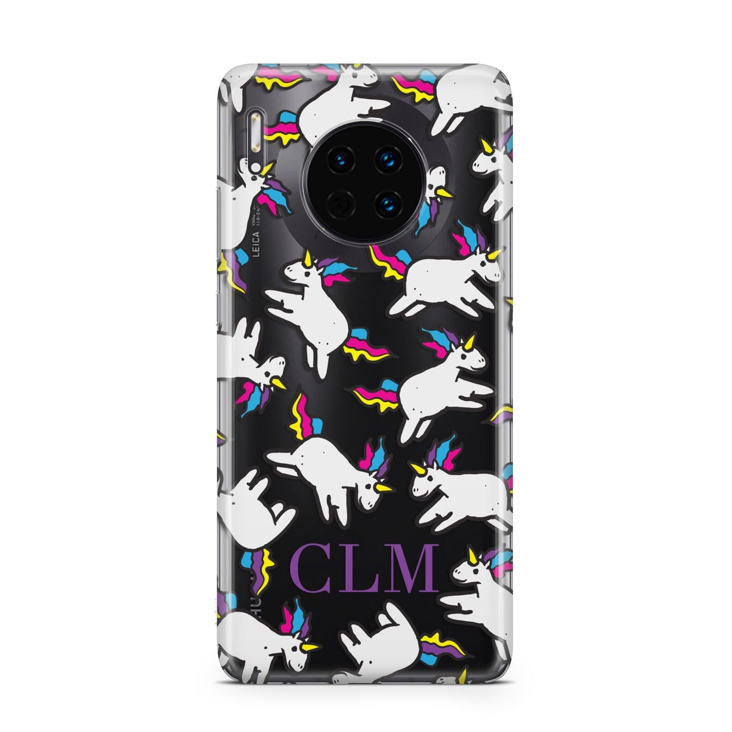 Personalised Unicorn With Initials Huawei Mate 30