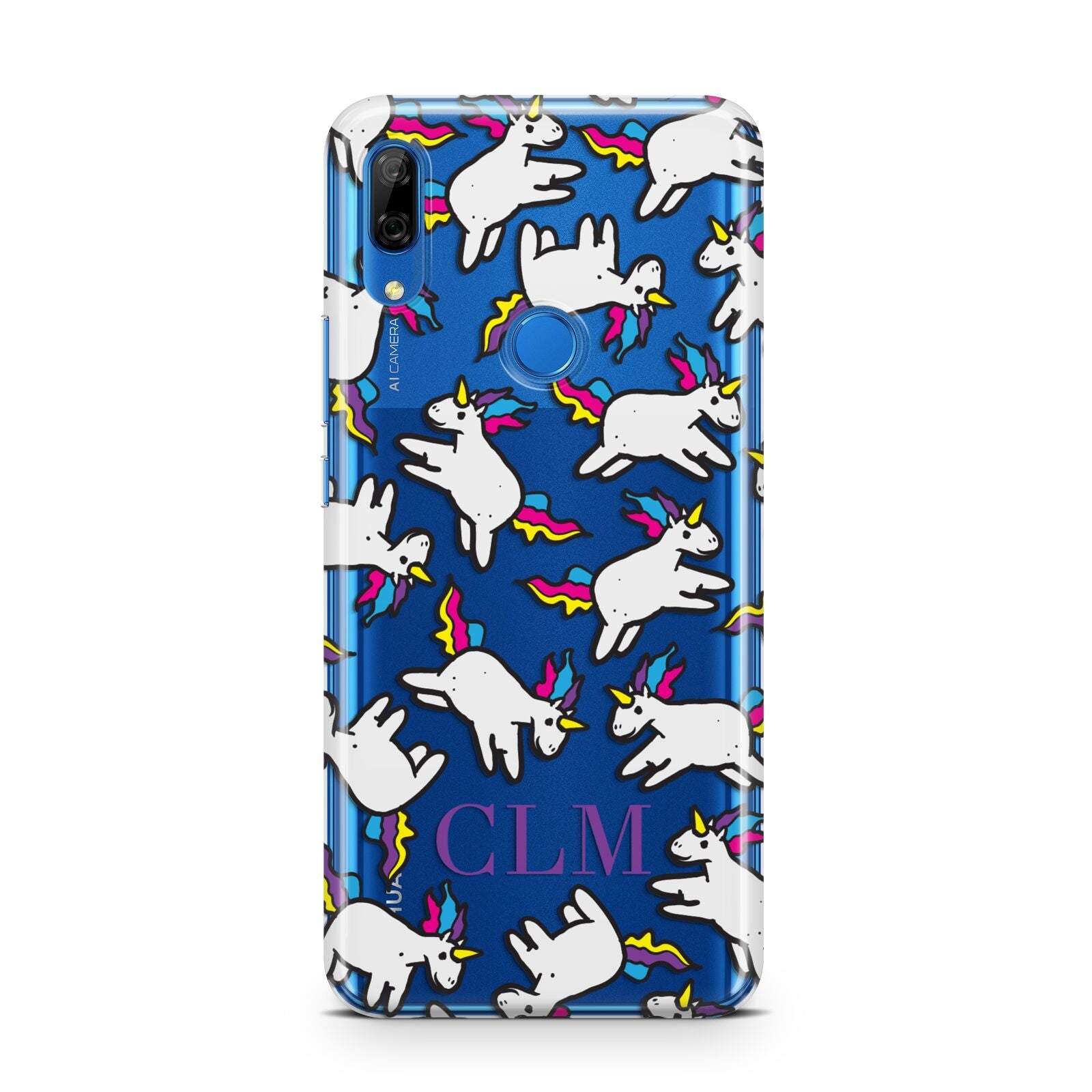 Personalised Unicorn With Initials Huawei P Smart Z