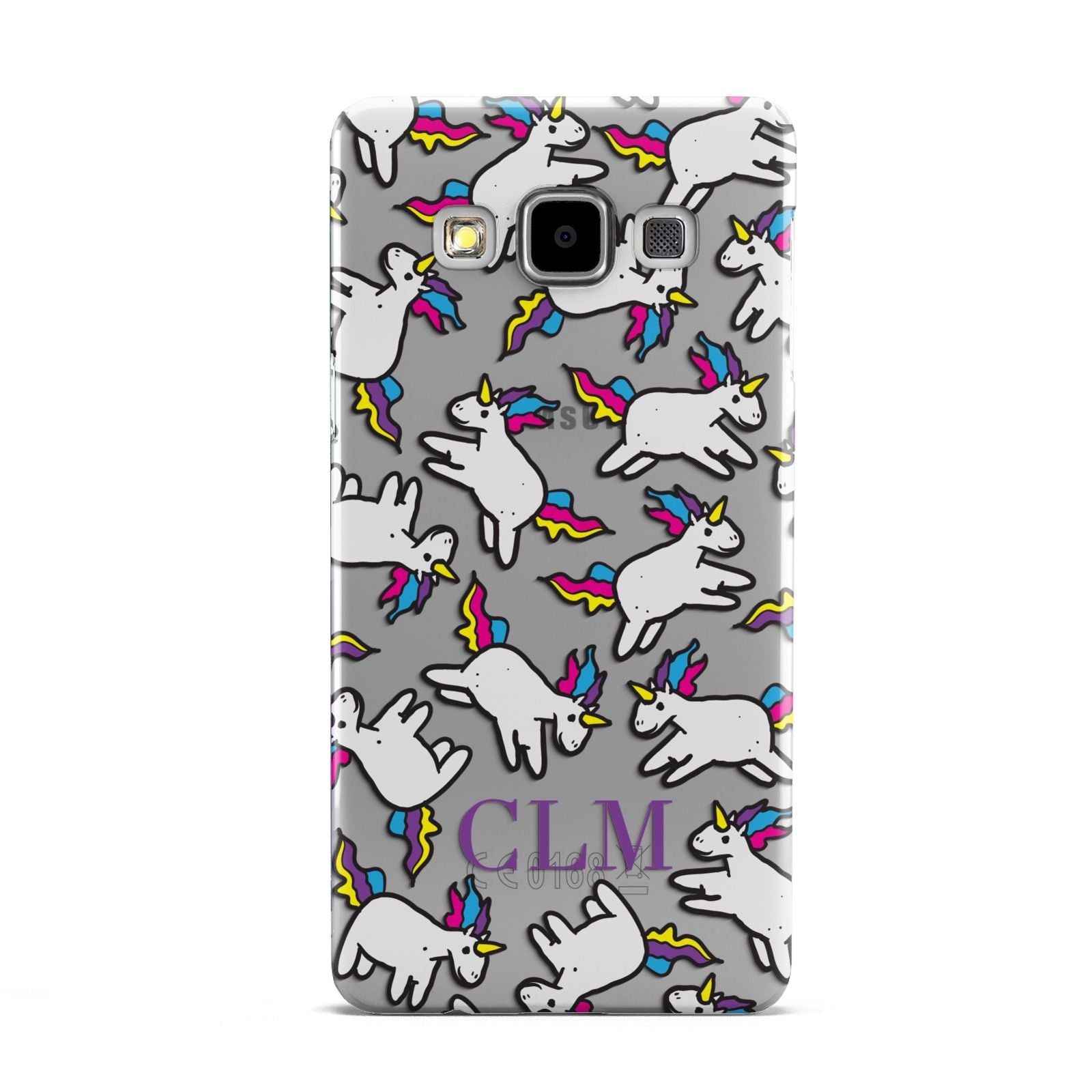 Personalised Unicorn With Initials Samsung Galaxy A5 Case