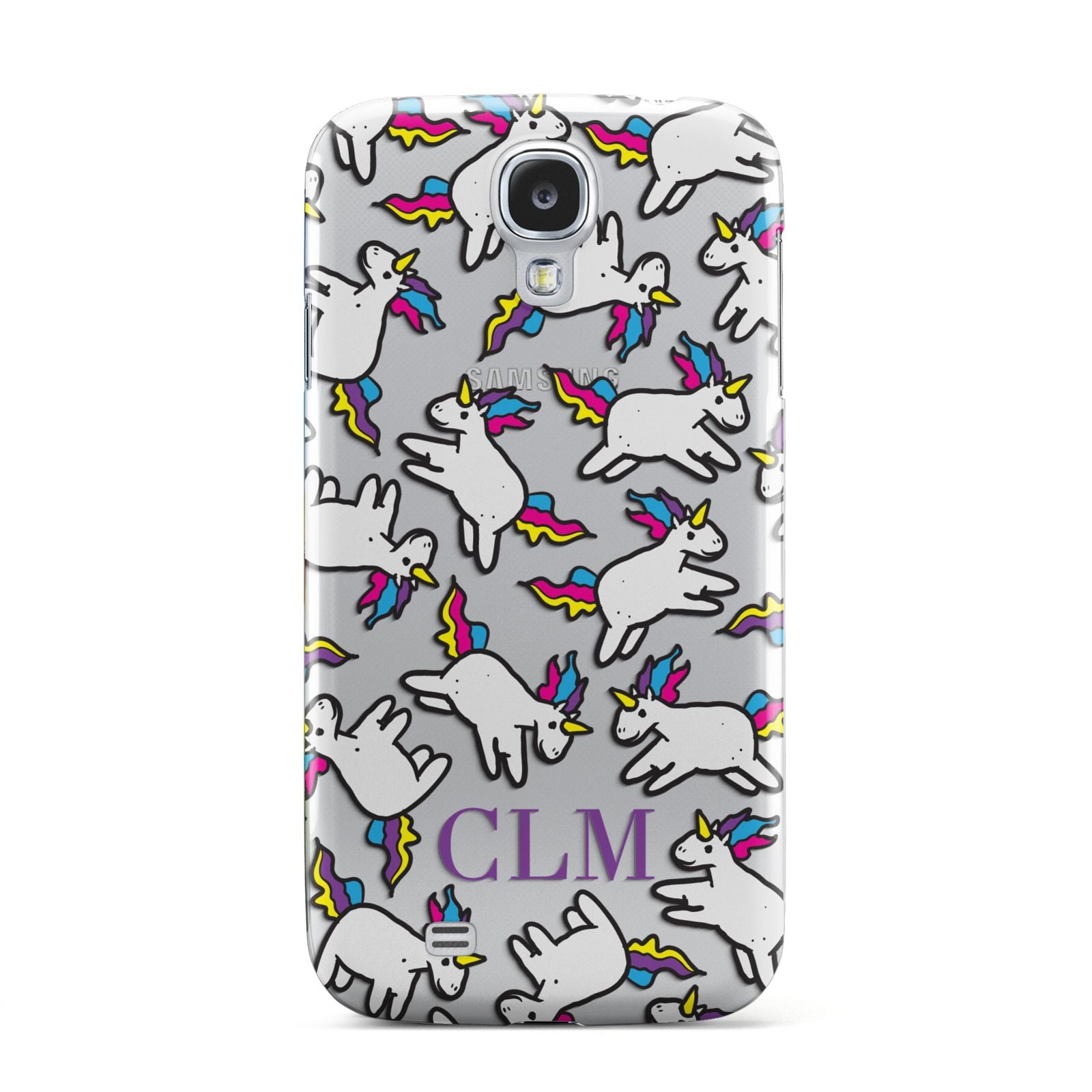 Personalised Unicorn With Initials Samsung Galaxy S4 Case