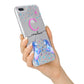 Personalised Unicorn iPhone 7 Plus Bumper Case on Silver iPhone Alternative Image