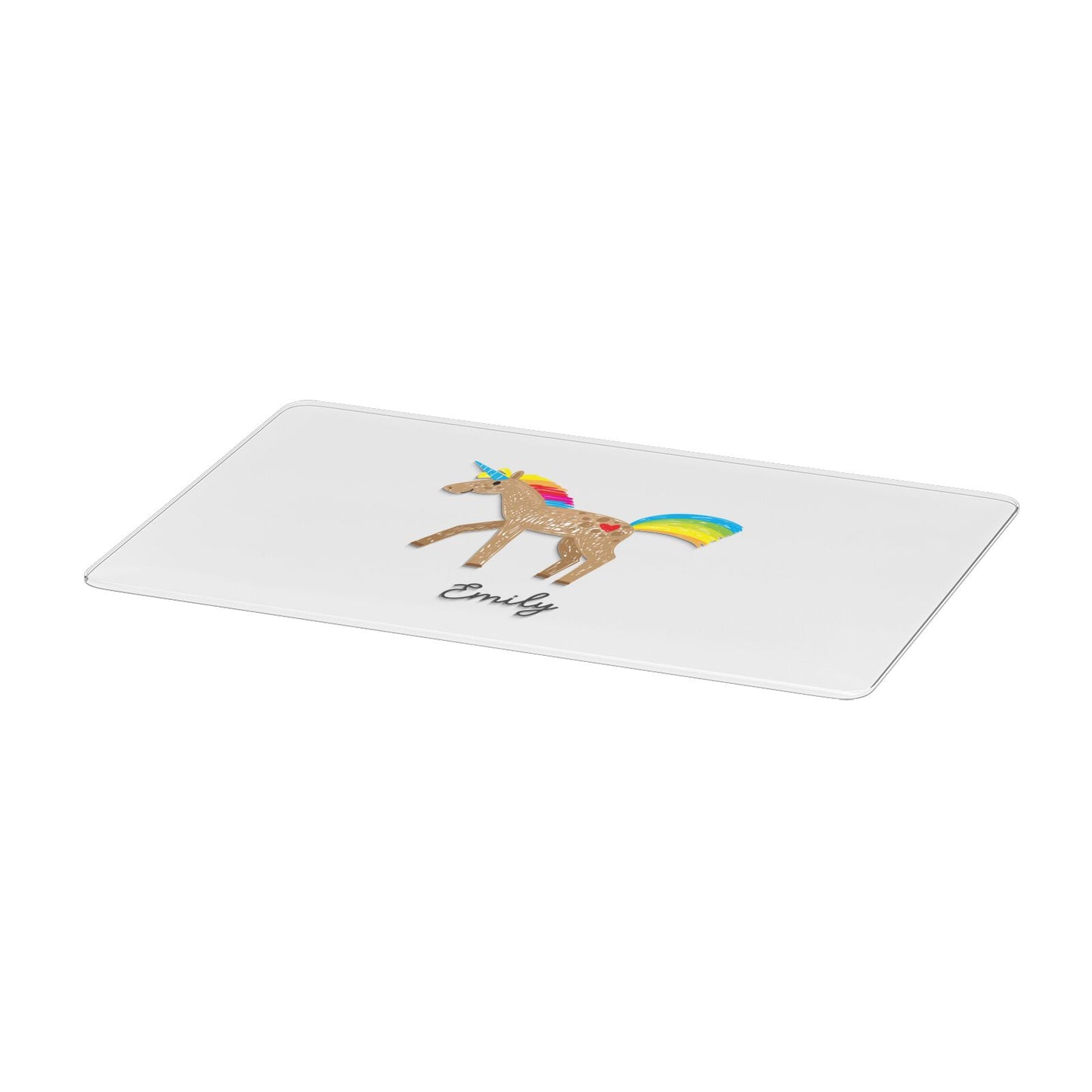Personalised Unicorn with Name Apple MacBook Case Only