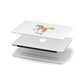 Personalised Unicorn with Name Apple MacBook Case in Detail