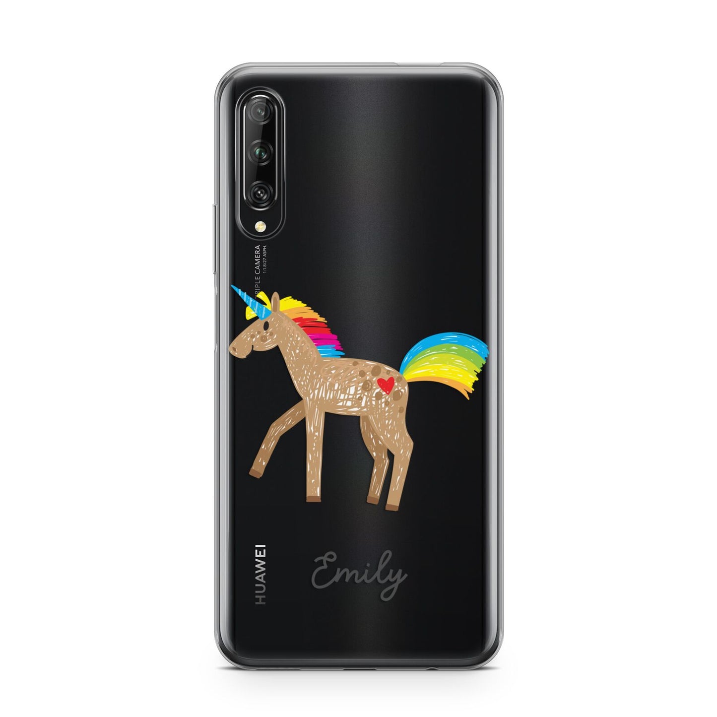 Personalised Unicorn with Name Huawei P Smart Pro 2019