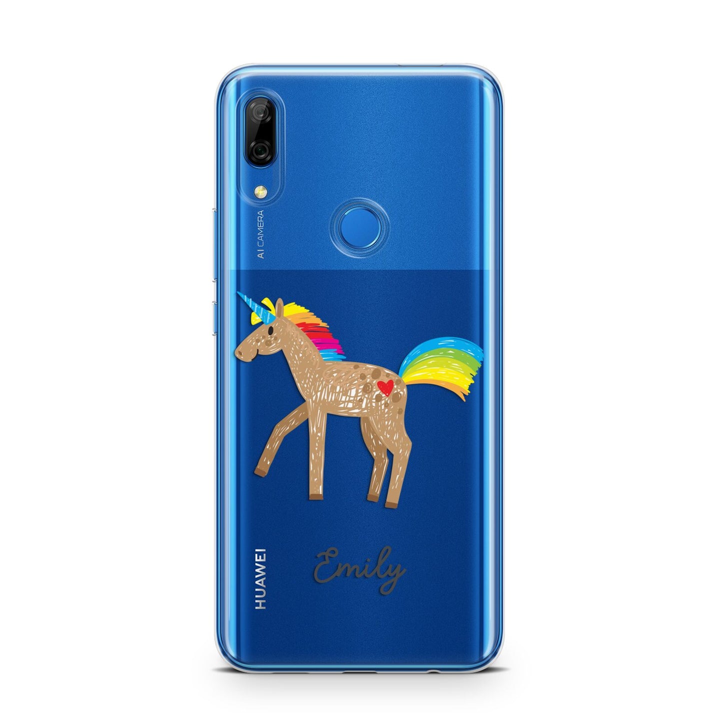 Personalised Unicorn with Name Huawei P Smart Z