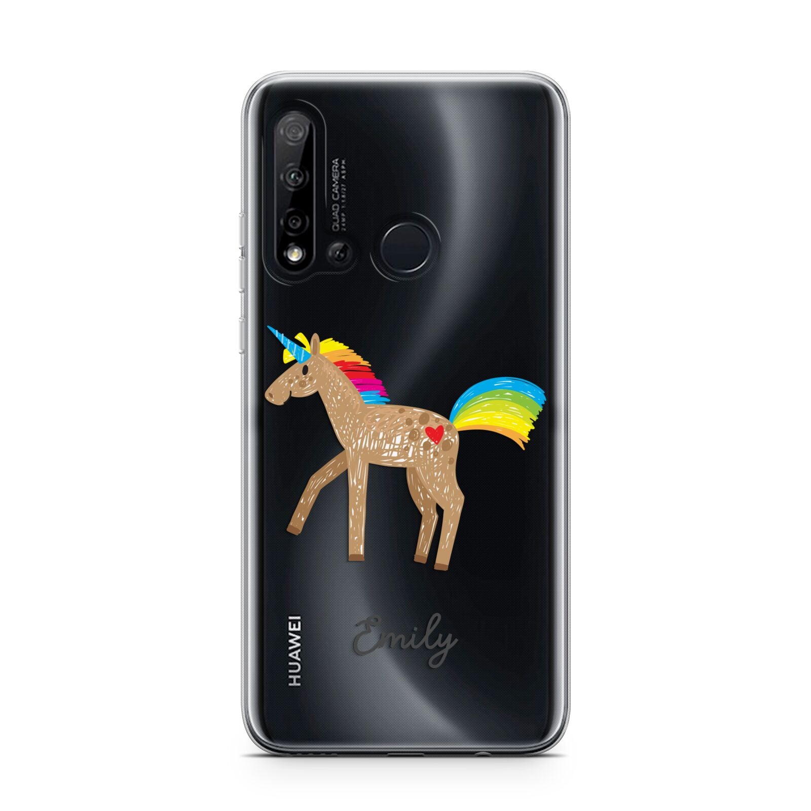 Personalised Unicorn with Name Huawei P20 Lite 5G Phone Case