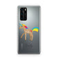 Personalised Unicorn with Name Huawei P40 Phone Case