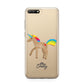 Personalised Unicorn with Name Huawei Y6 2018