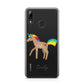 Personalised Unicorn with Name Huawei Y7 2019