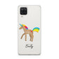 Personalised Unicorn with Name Samsung A12 Case