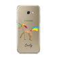 Personalised Unicorn with Name Samsung Galaxy A5 2017 Case on gold phone