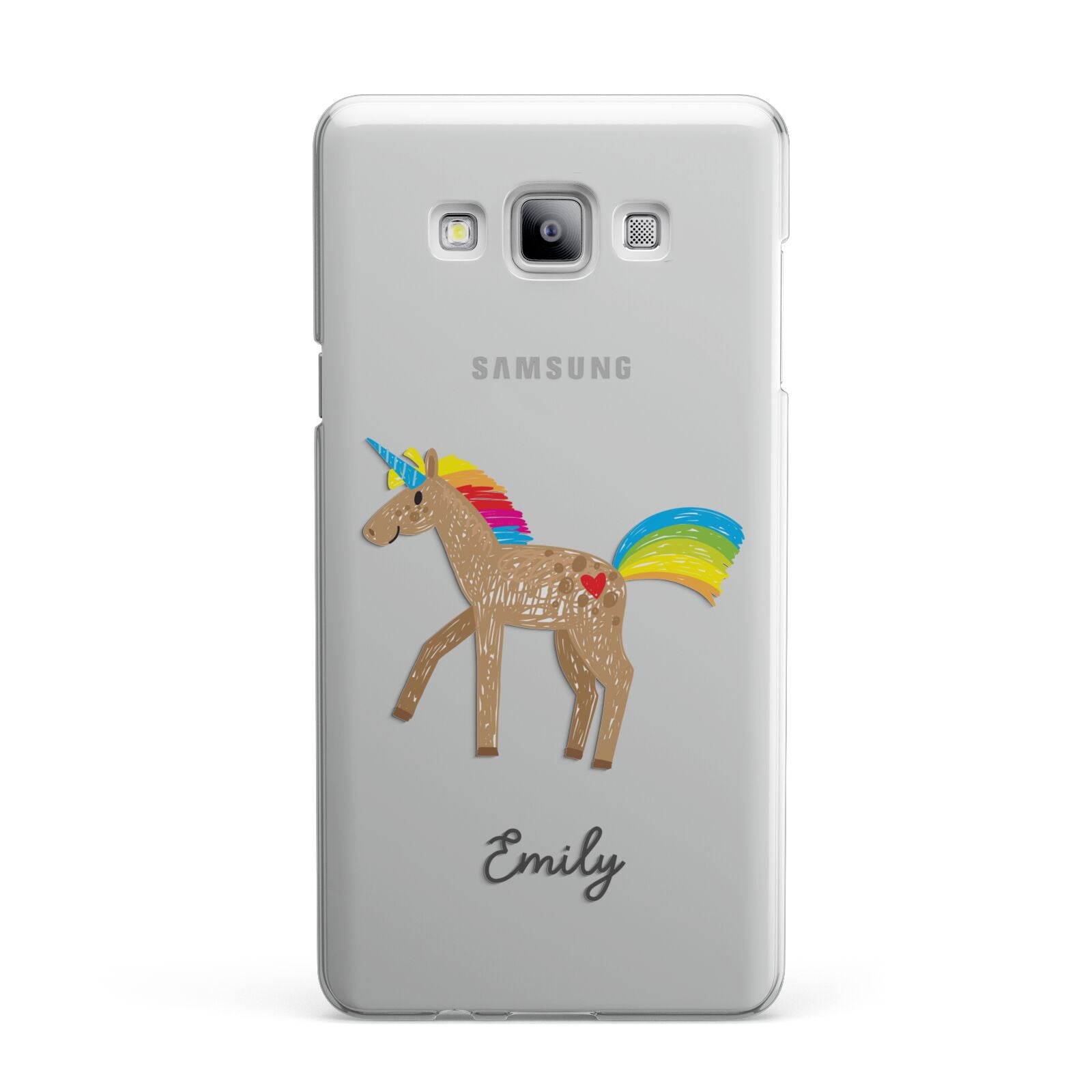 Personalised Unicorn with Name Samsung Galaxy A7 2015 Case