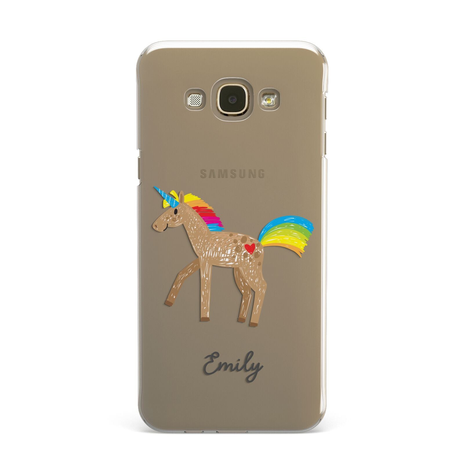 Personalised Unicorn with Name Samsung Galaxy A8 Case