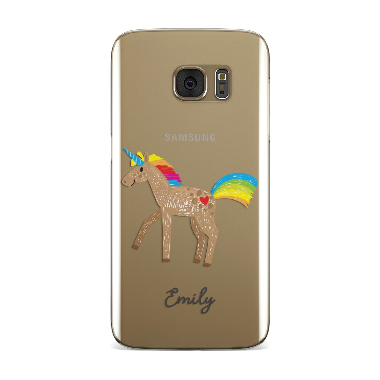 Personalised Unicorn with Name Samsung Galaxy Case