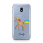 Personalised Unicorn with Name Samsung Galaxy J3 2017 Case