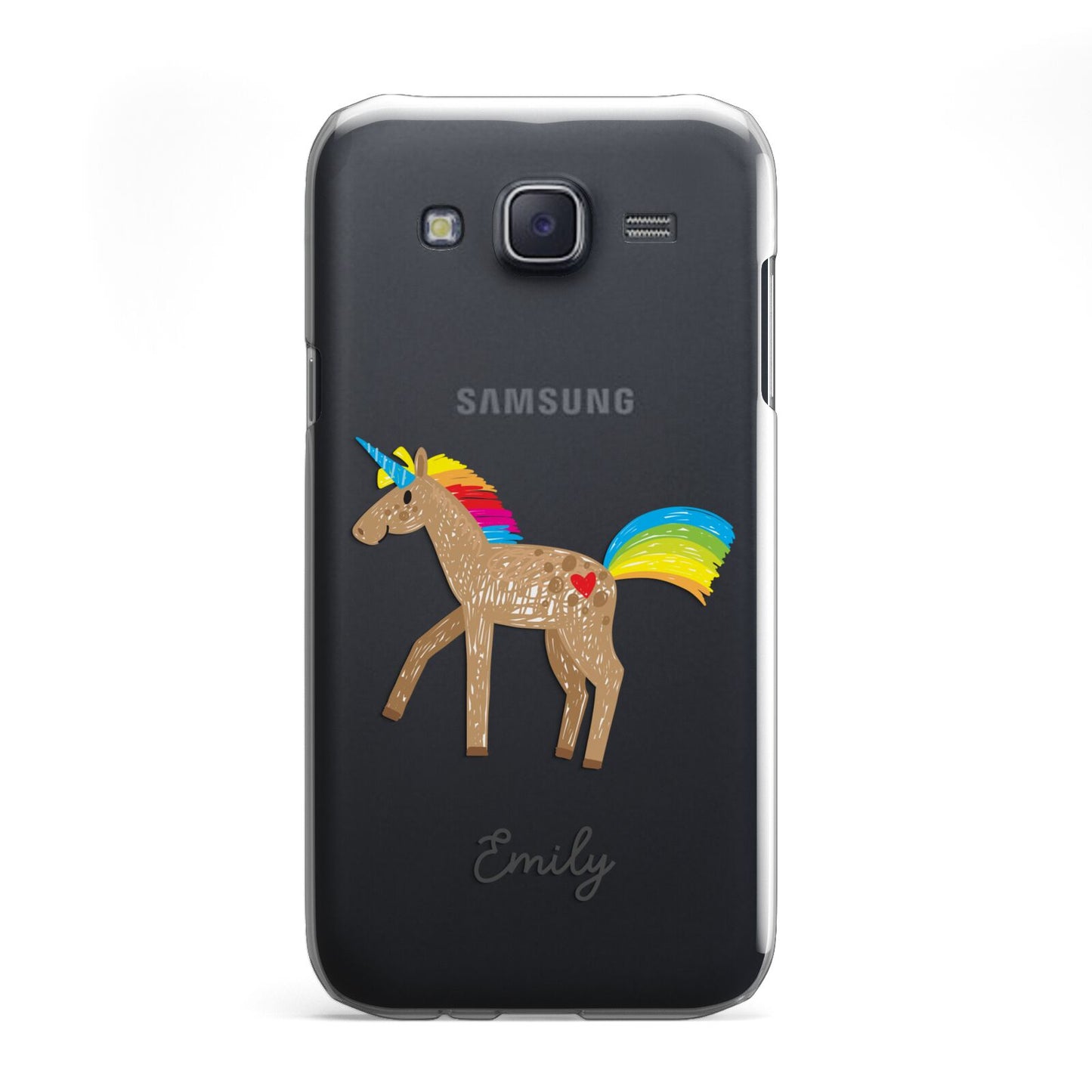 Personalised Unicorn with Name Samsung Galaxy J5 Case