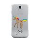 Personalised Unicorn with Name Samsung Galaxy S4 Case