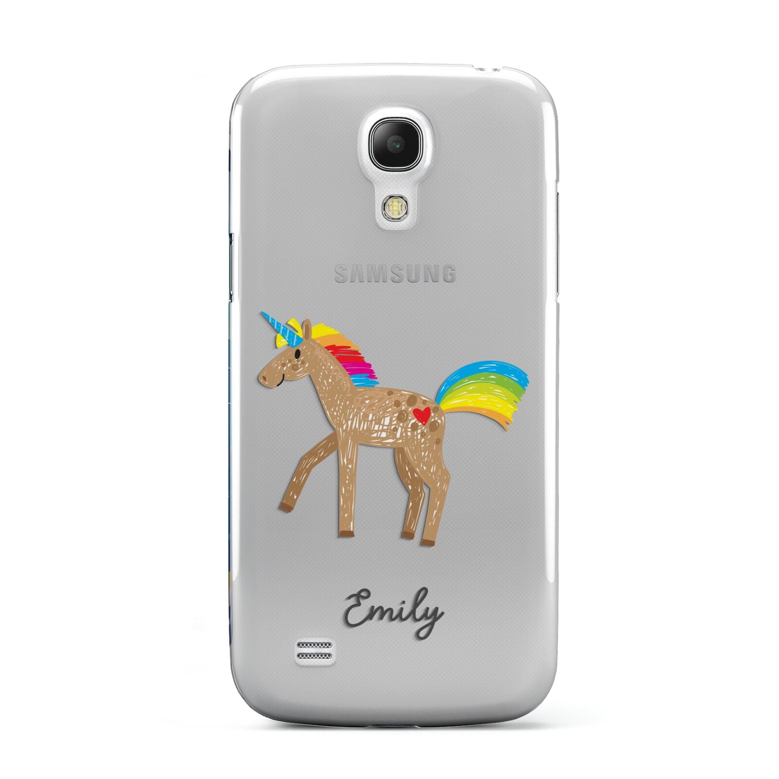Personalised Unicorn with Name Samsung Galaxy S4 Mini Case