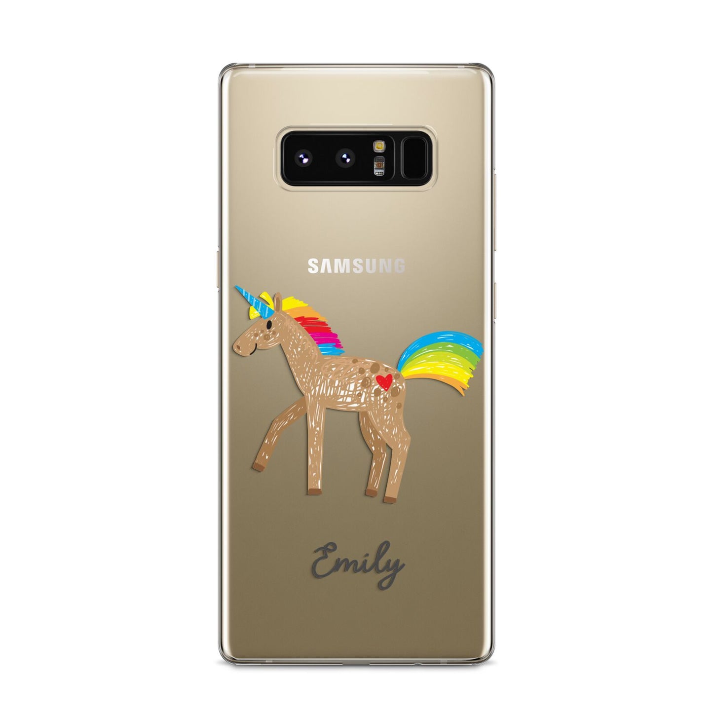 Personalised Unicorn with Name Samsung Galaxy S8 Case