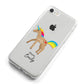 Personalised Unicorn with Name iPhone 8 Bumper Case on Silver iPhone Alternative Image