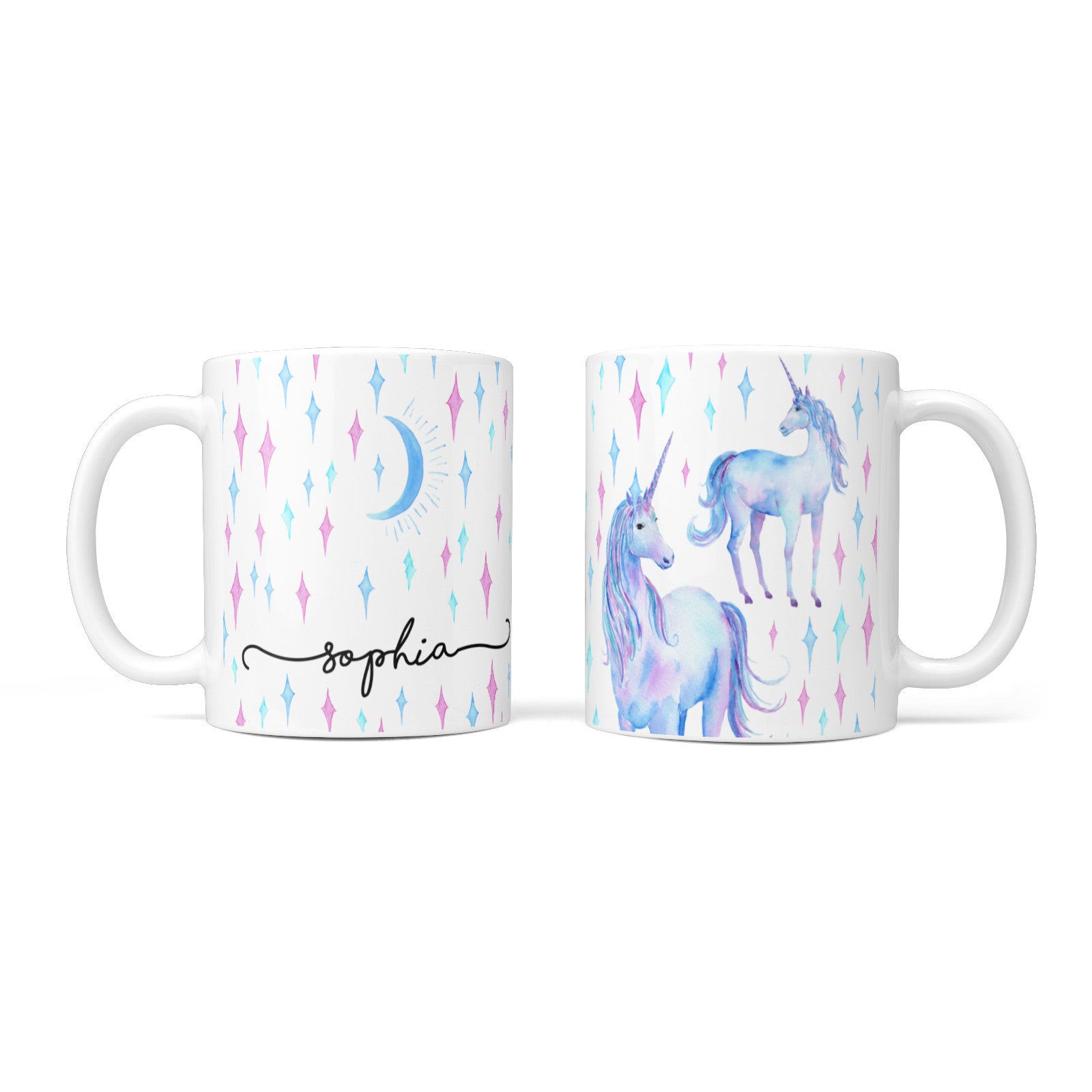 Personalised Unicorns 10oz Mug Alternative Image 3