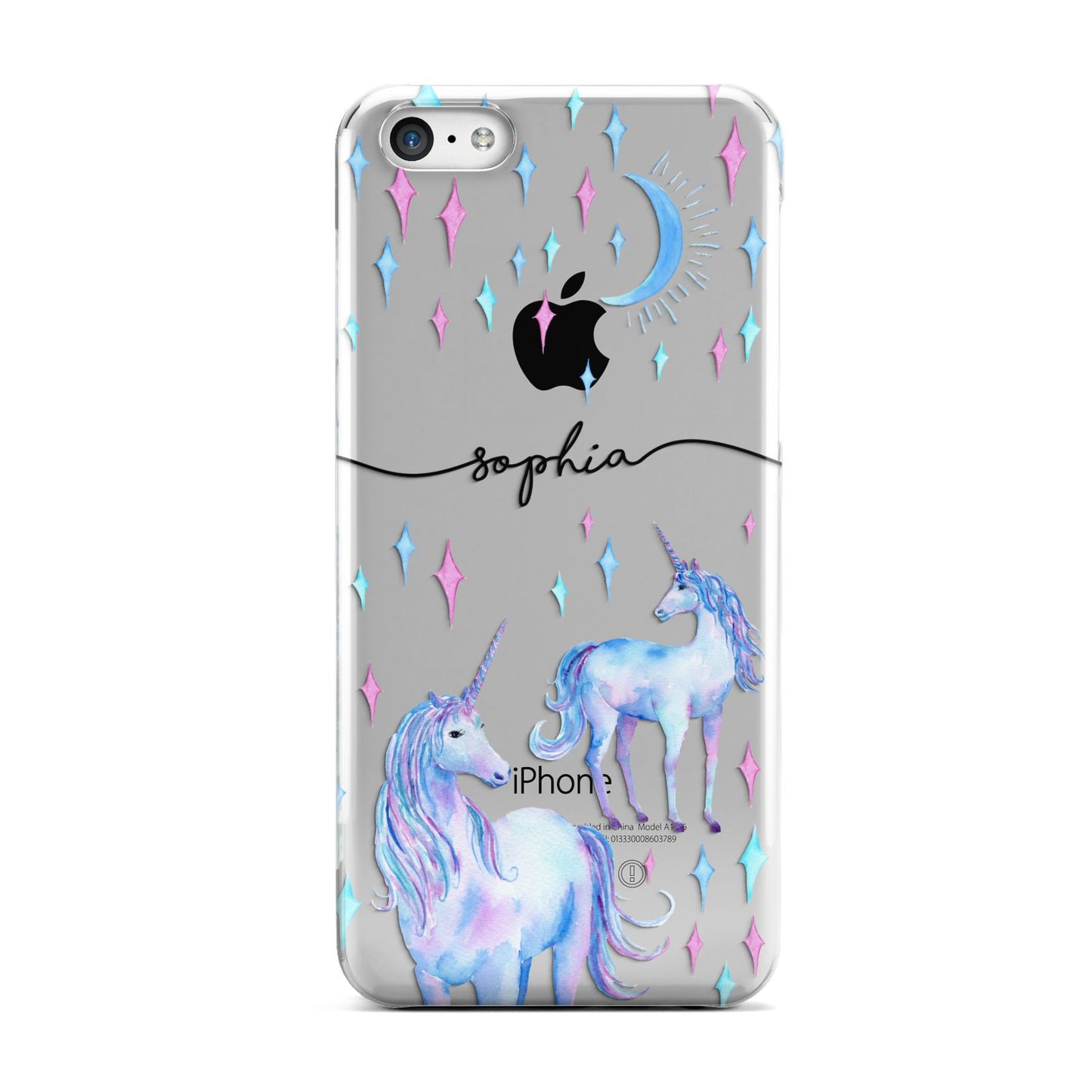 Personalised Unicorns Apple iPhone 5c Case