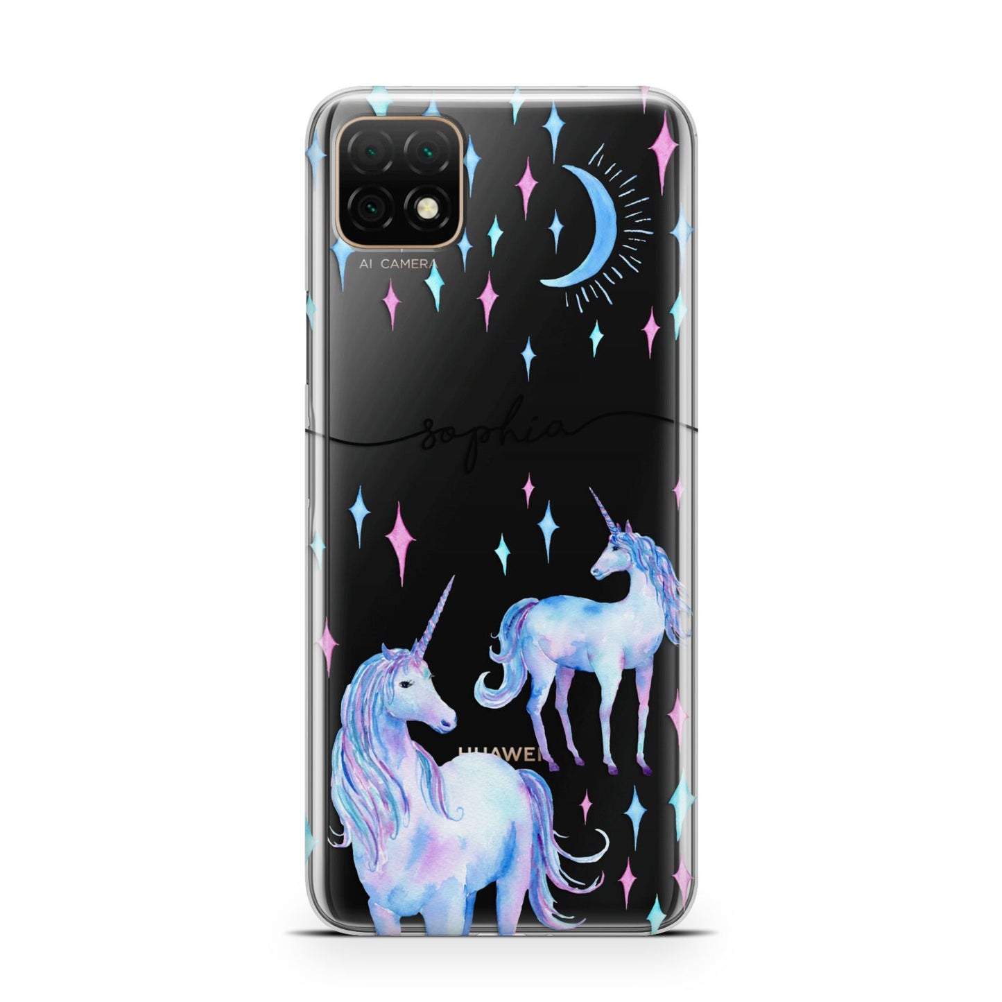 Personalised Unicorns Huawei Enjoy 20 Phone Case