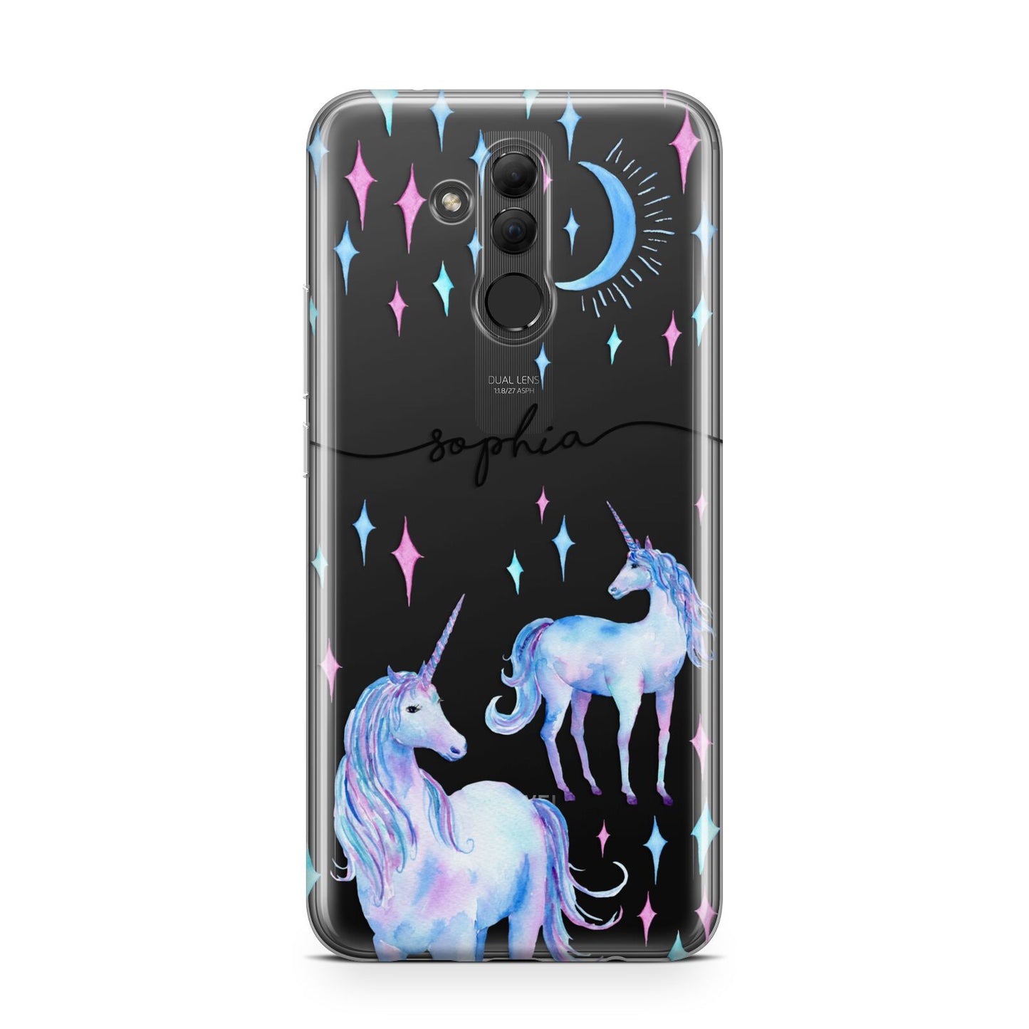 Personalised Unicorns Huawei Mate 20 Lite