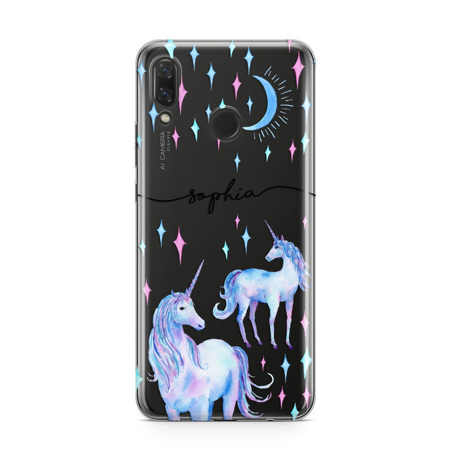 Personalised Unicorns Huawei Nova 3 Phone Case