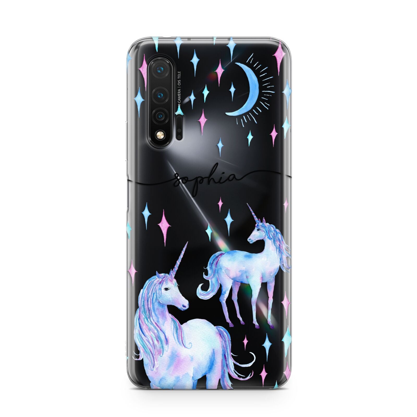 Personalised Unicorns Huawei Nova 6 Phone Case