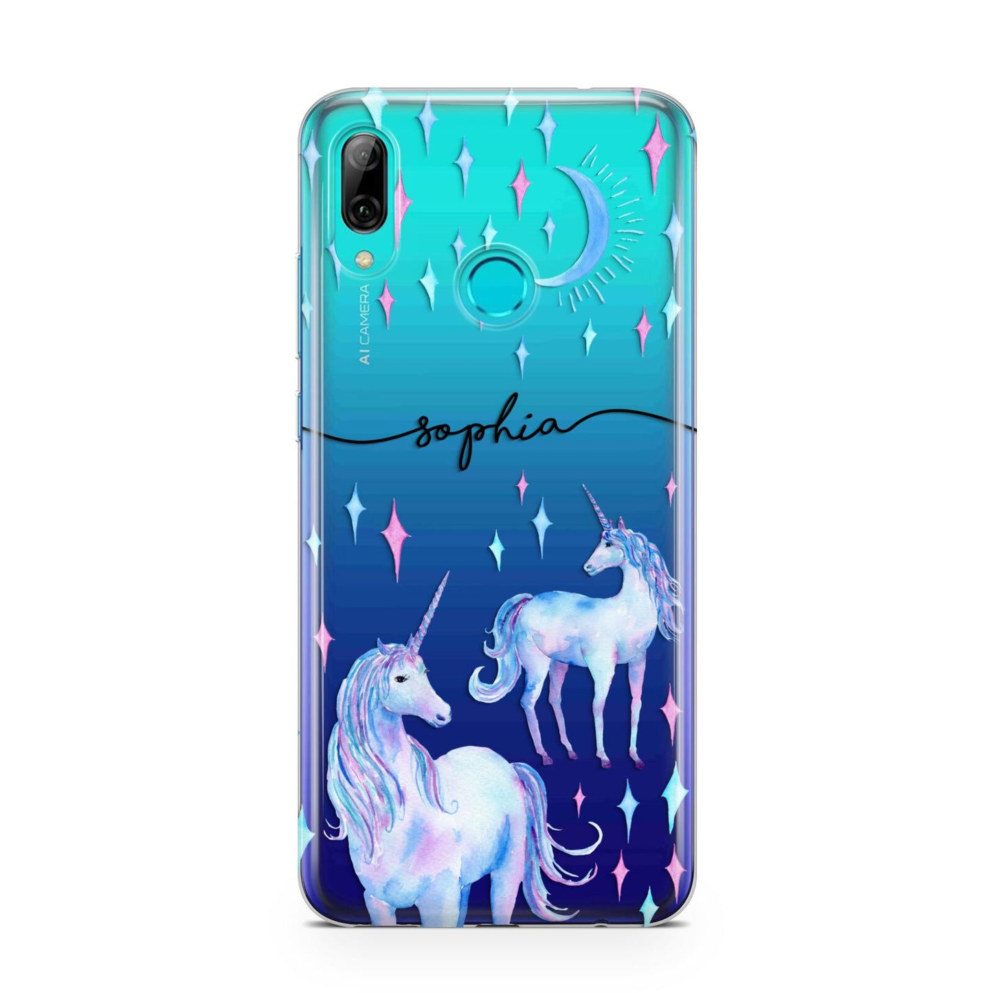 Personalised Unicorns Huawei P Smart 2019 Case