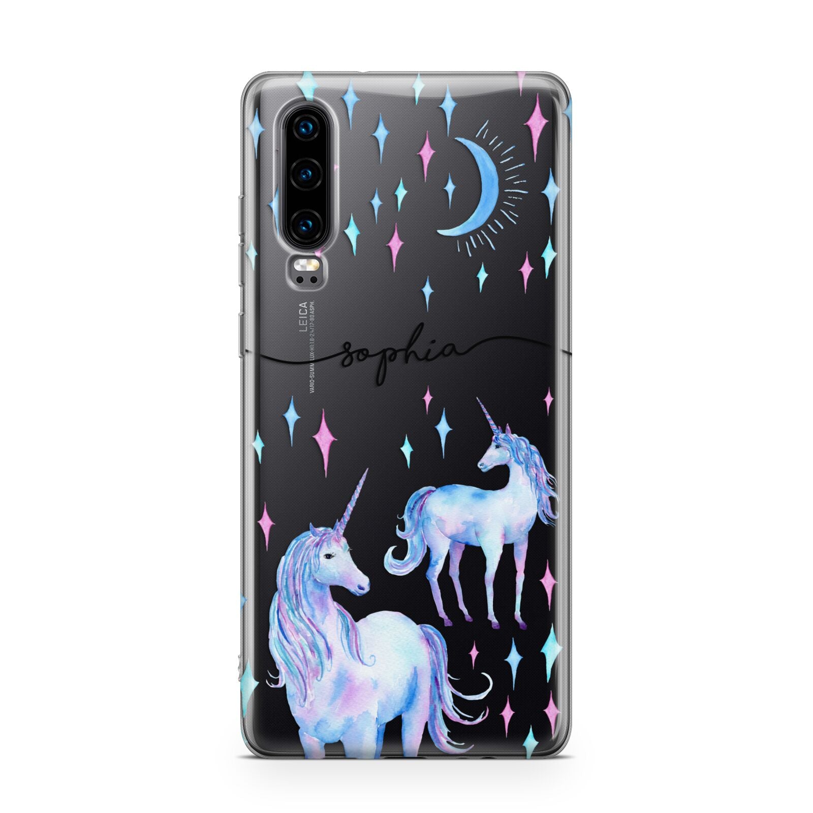 Personalised Unicorns Huawei P30 Phone Case
