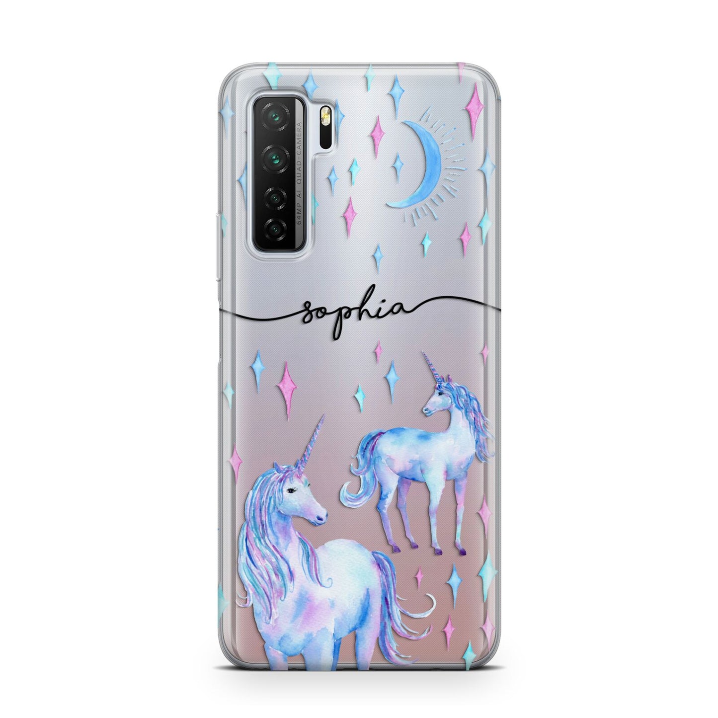 Personalised Unicorns Huawei P40 Lite 5G Phone Case