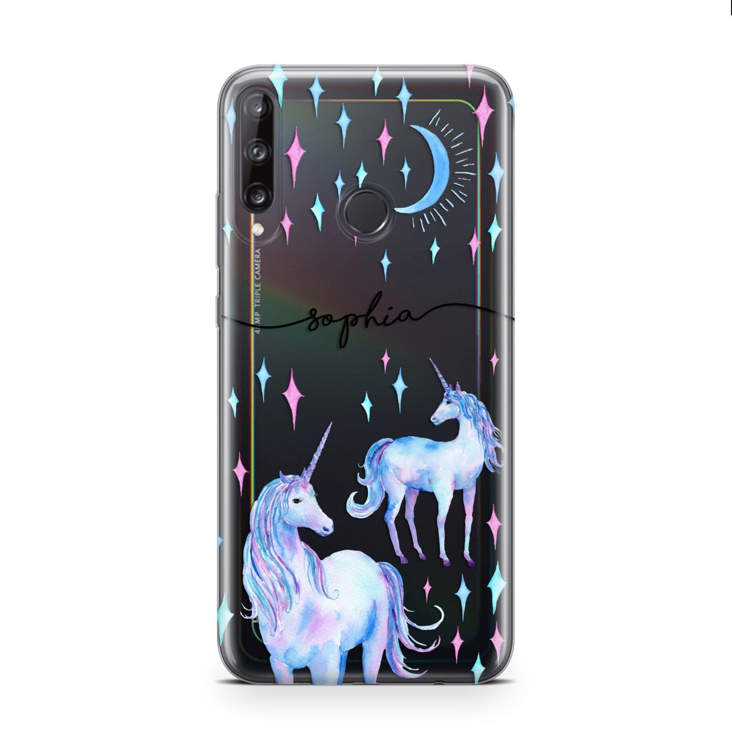 Personalised Unicorns Huawei P40 Lite E Phone Case