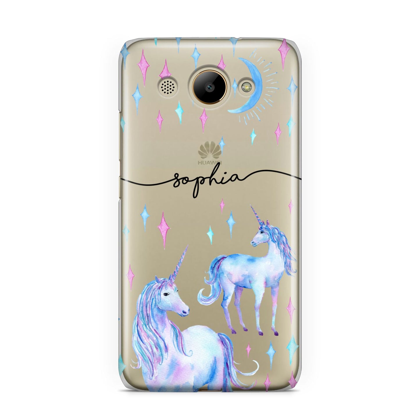 Personalised Unicorns Huawei Y3 2017