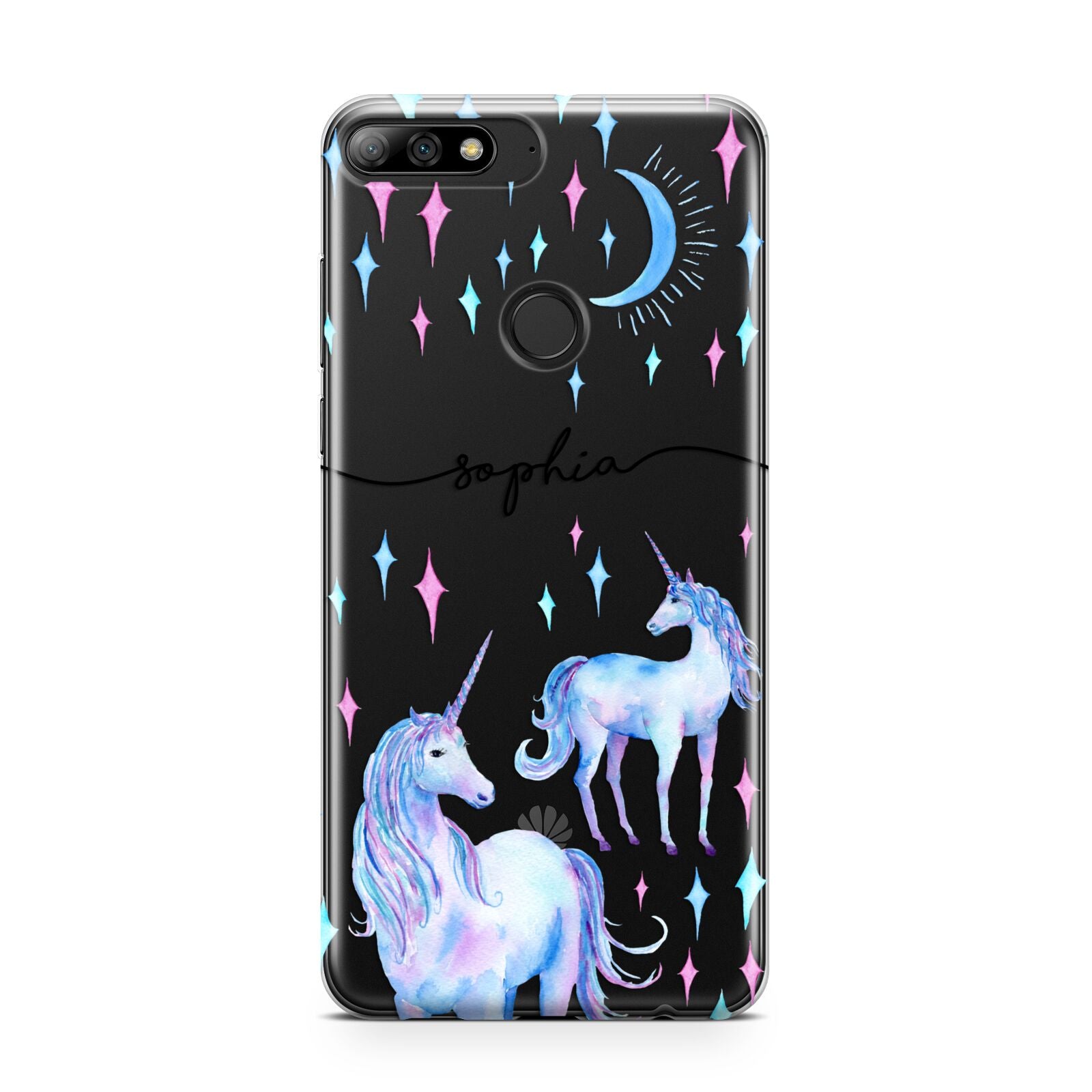 Personalised Unicorns Huawei Y7 2018