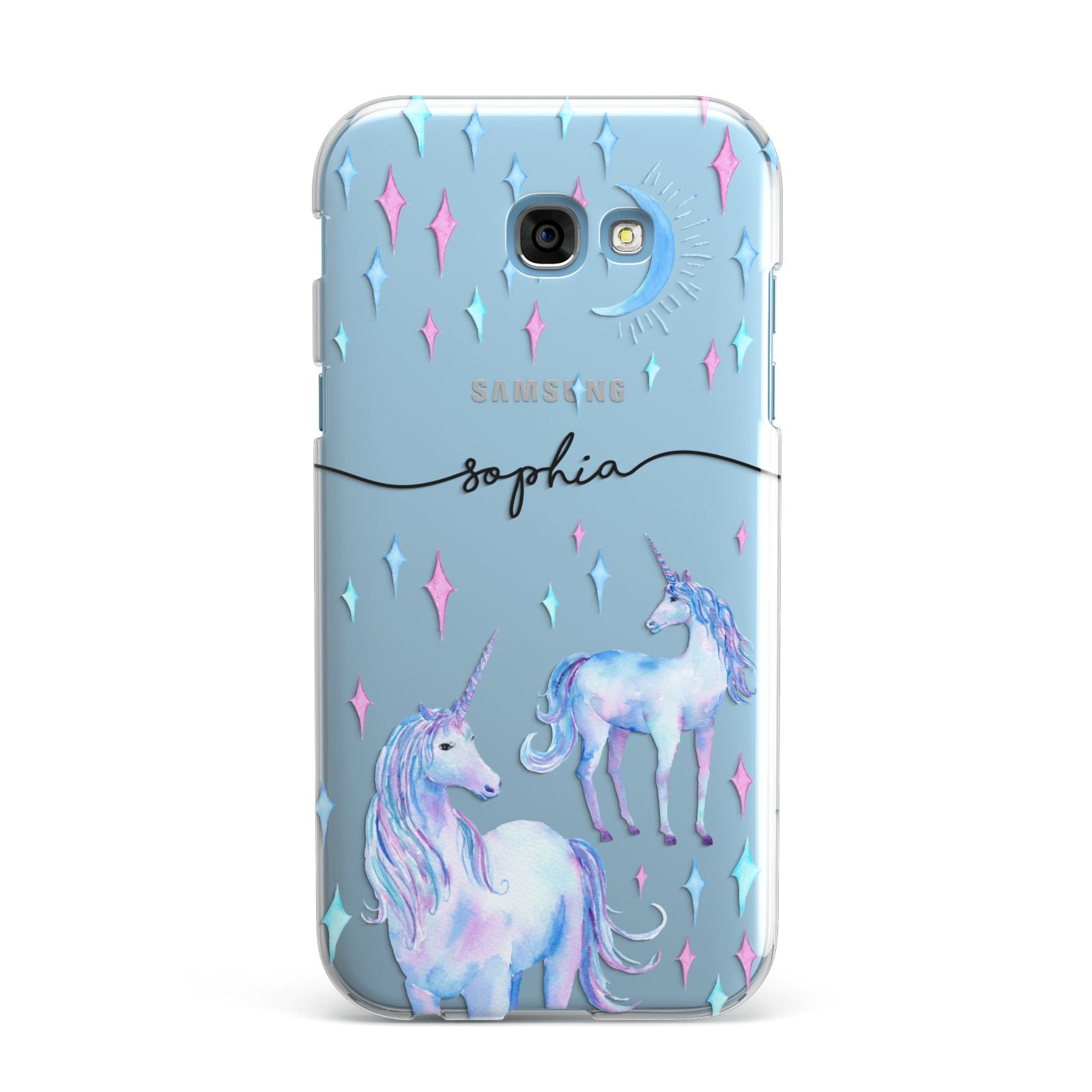 Personalised Unicorns Samsung Galaxy A7 2017 Case