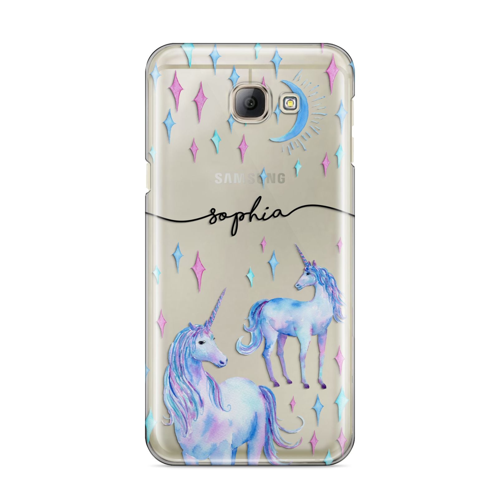 Personalised Unicorns Samsung Galaxy A8 2016 Case