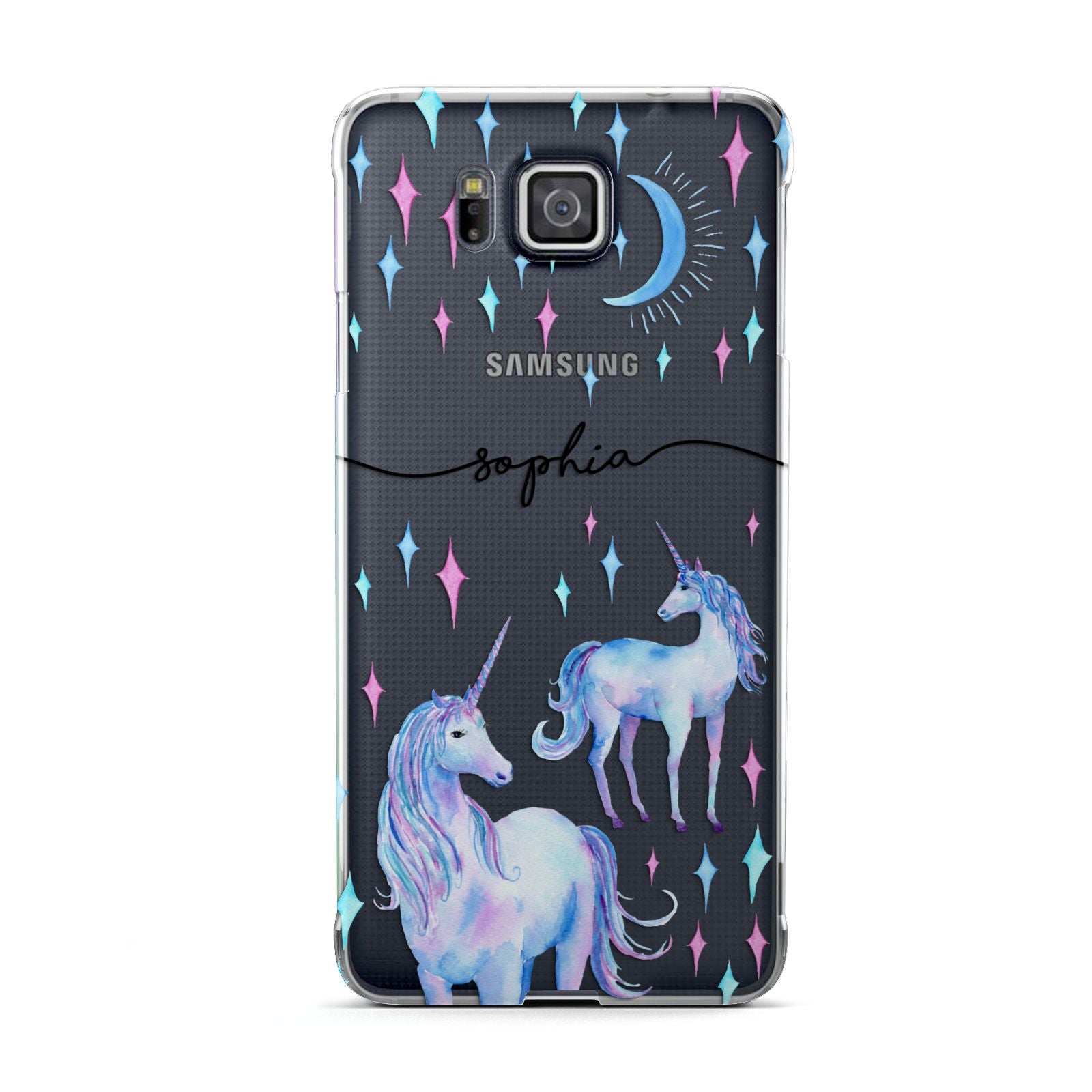 Personalised Unicorns Samsung Galaxy Alpha Case