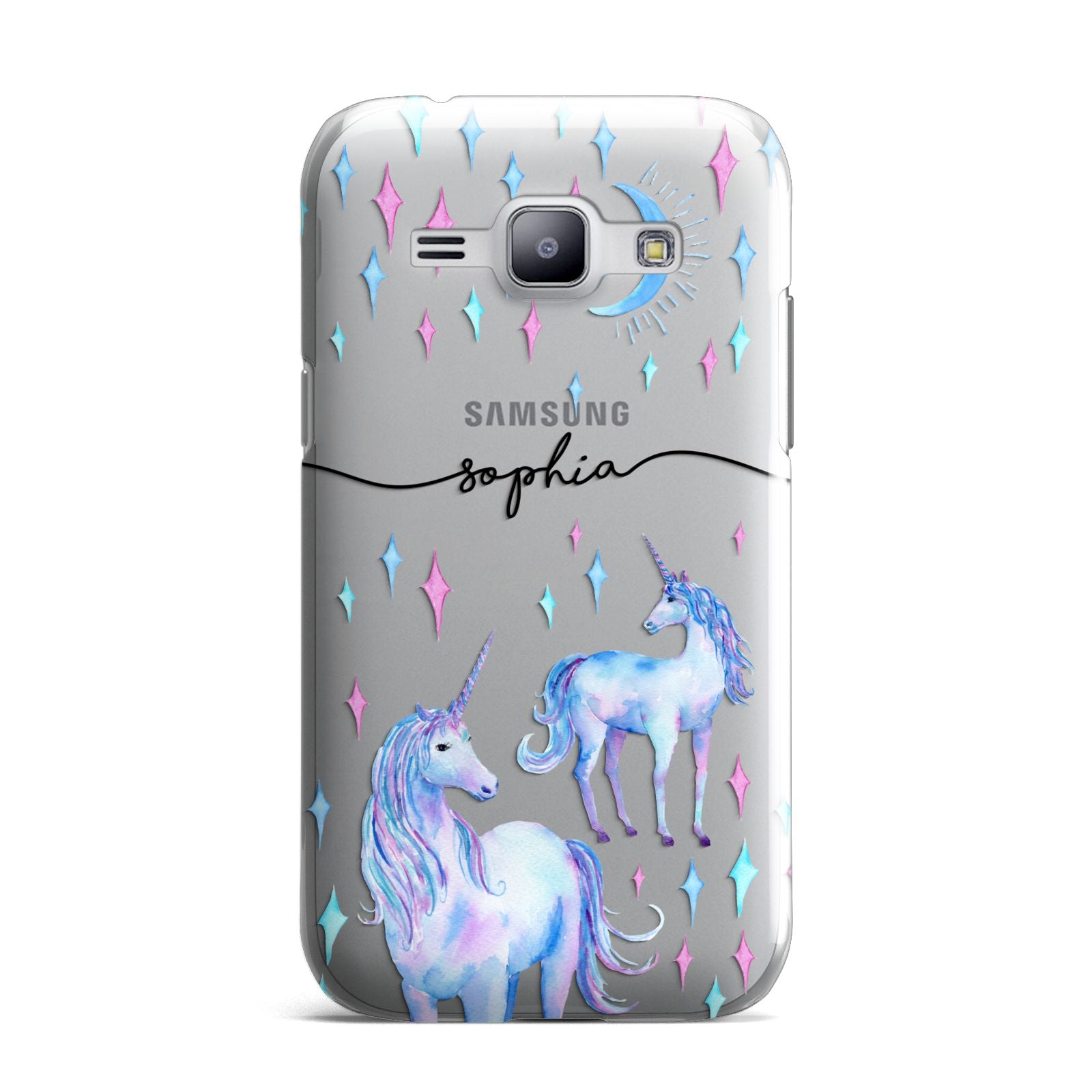 Personalised Unicorns Samsung Galaxy J1 2015 Case