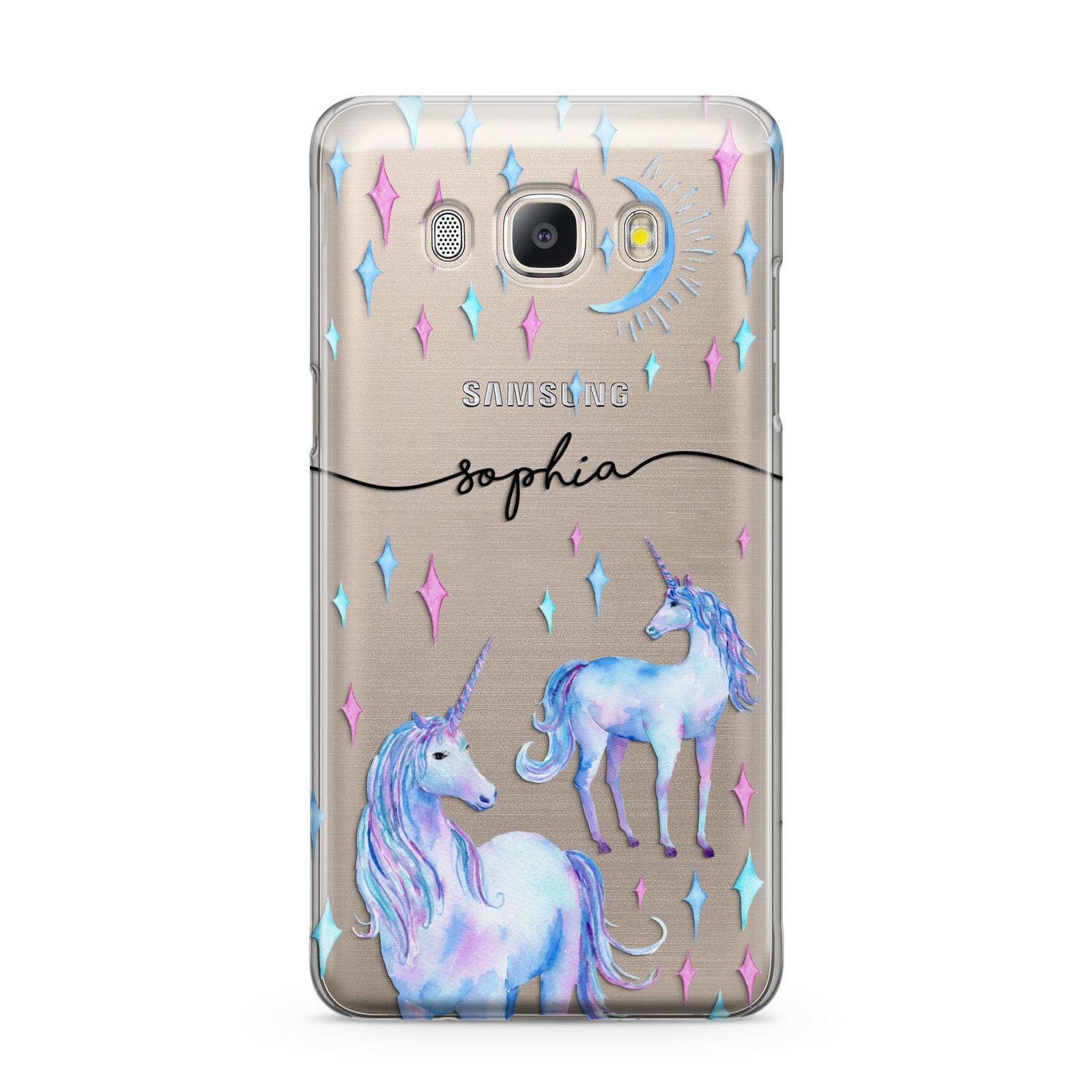 Personalised Unicorns Samsung Galaxy J5 2016 Case