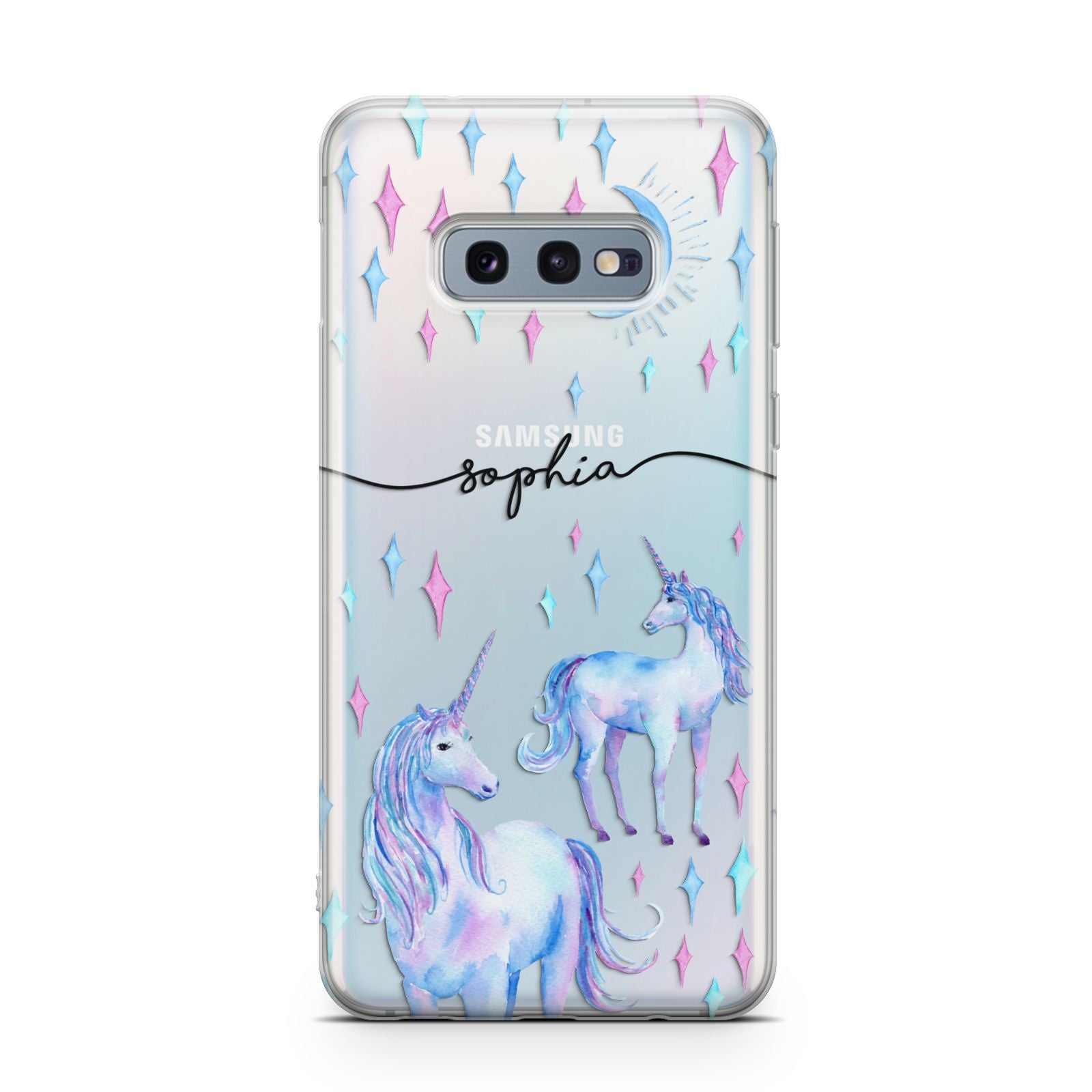 Personalised Unicorns Samsung Galaxy S10E Case