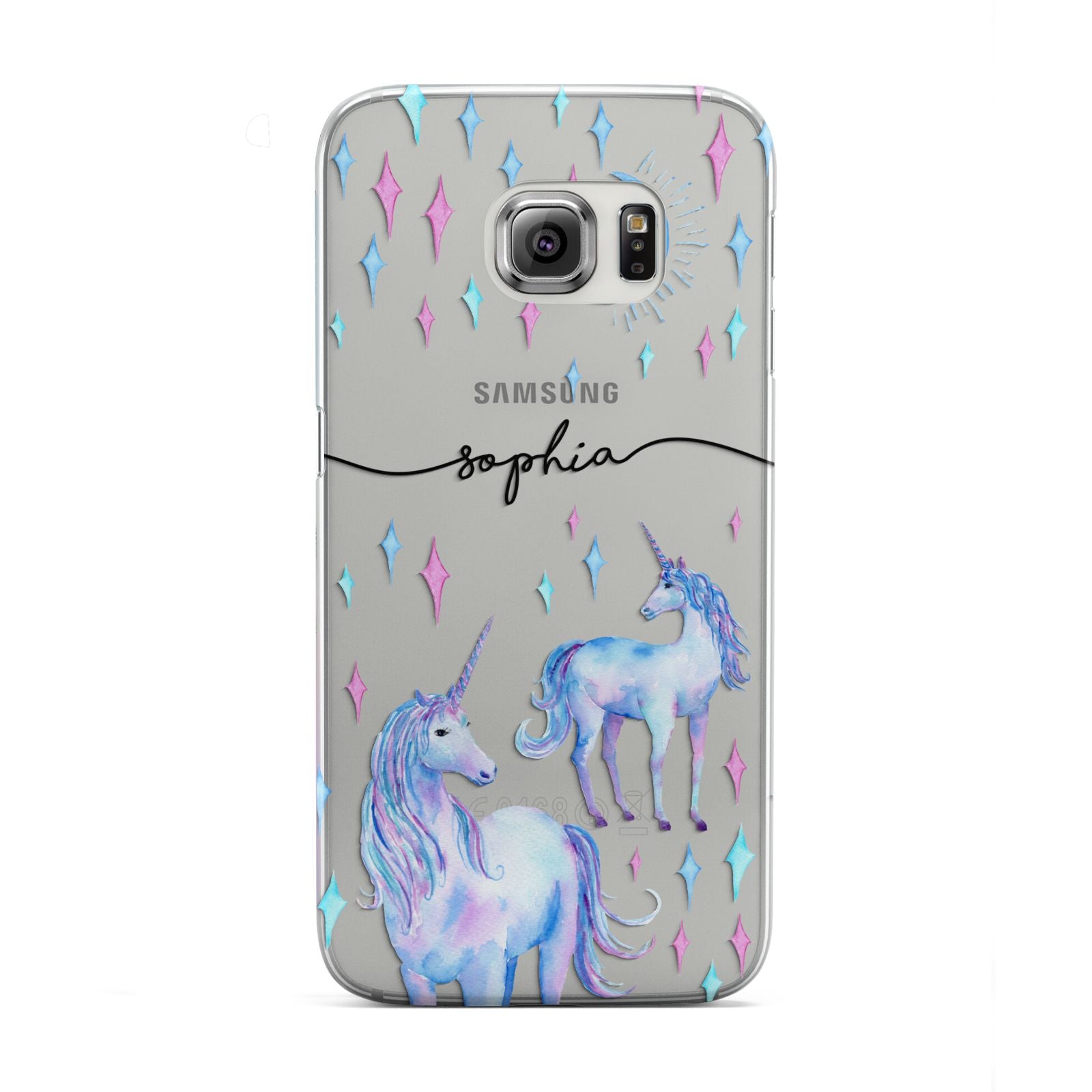 Personalised Unicorns Samsung Galaxy S6 Edge Case