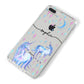 Personalised Unicorns iPhone 8 Plus Bumper Case on Silver iPhone Alternative Image