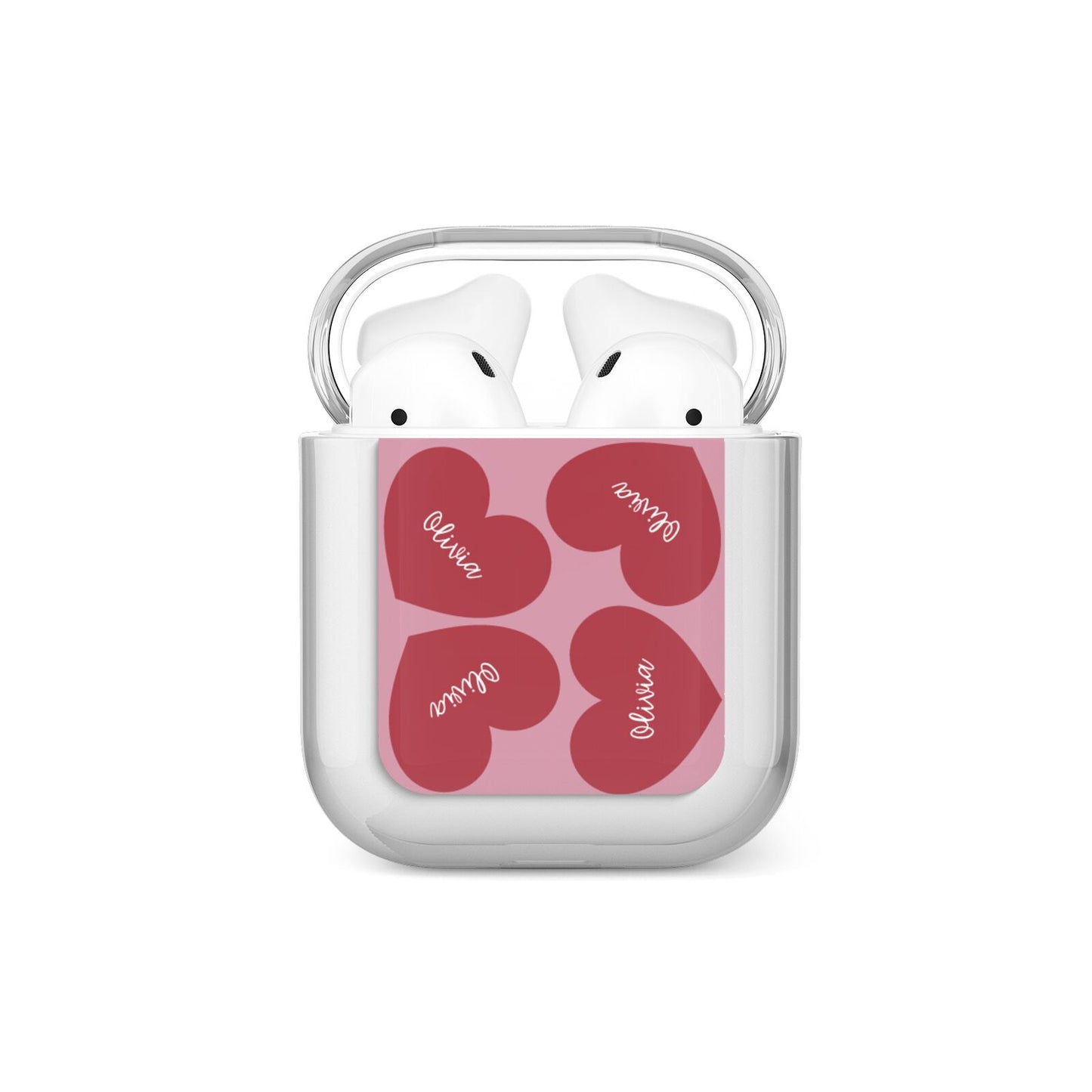 Personalised Valentine Heart AirPods Case