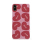 Personalised Valentine Heart Apple iPhone Xs Max 3D Snap Case