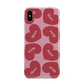 Personalised Valentine Heart Apple iPhone Xs Max 3D Tough Case