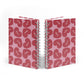 Personalised Valentine Heart Notebook with Grey Coil Spine View